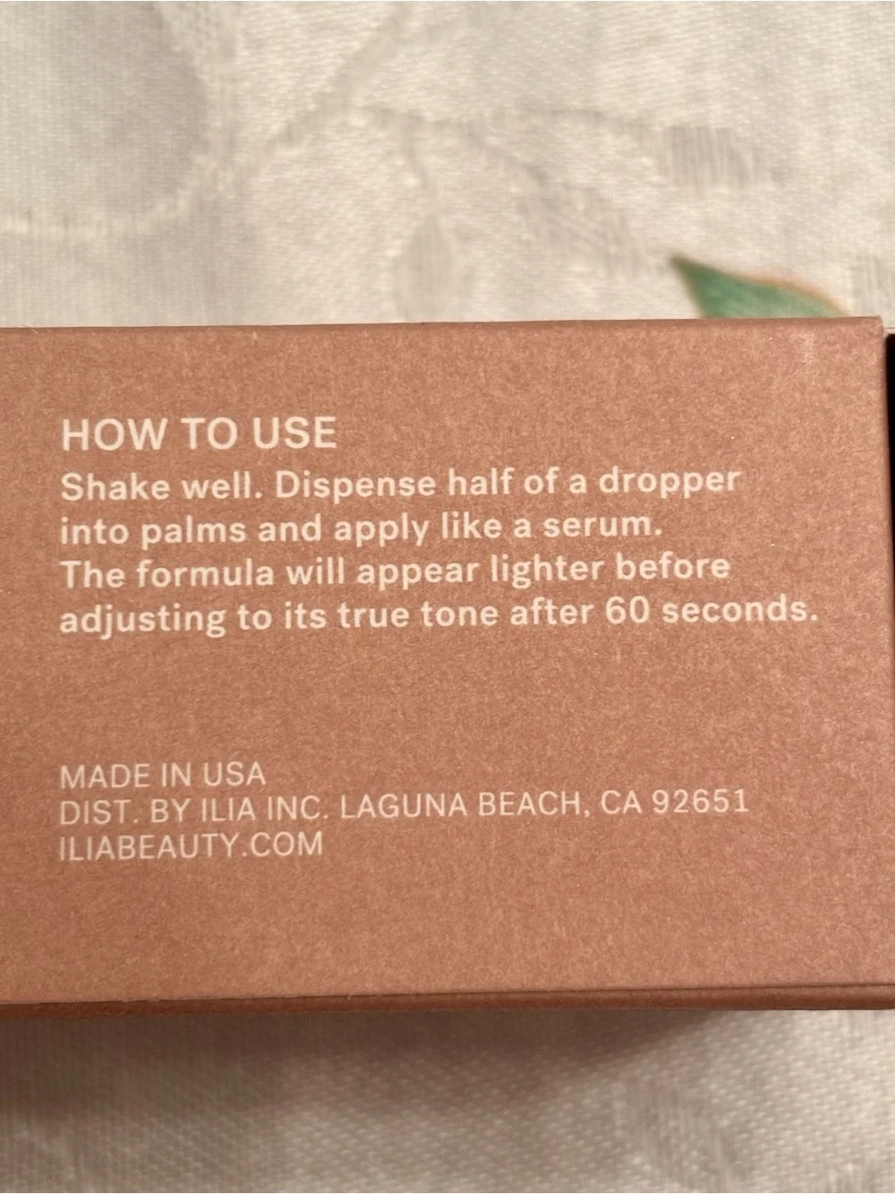 ILIA Super Serum Skin Tint SPF 40 Hydrating Foundation Diaz ST7 Neutral Vegan